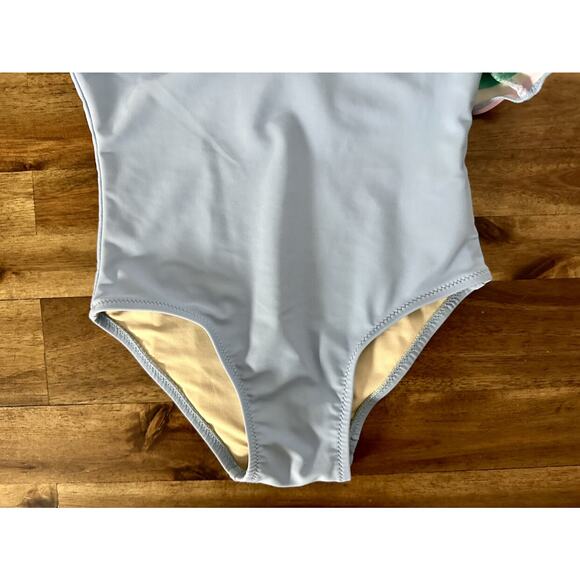 Shade Critters Periwinkle It’s All Rainbows One Shoulder One Piece Swimsuit 2T - Picture 4 of 7